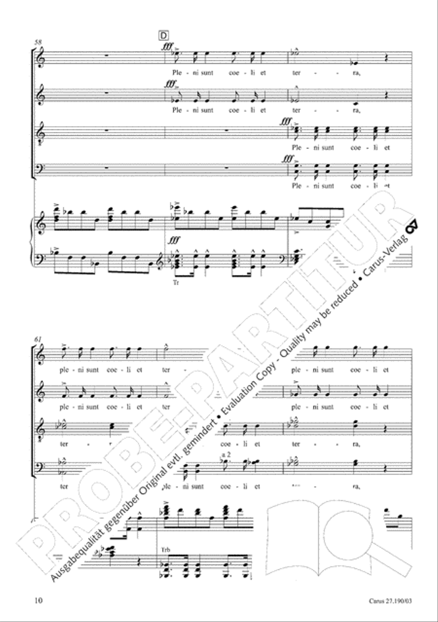 Te Deum 4-Part scores gallery preview page 11