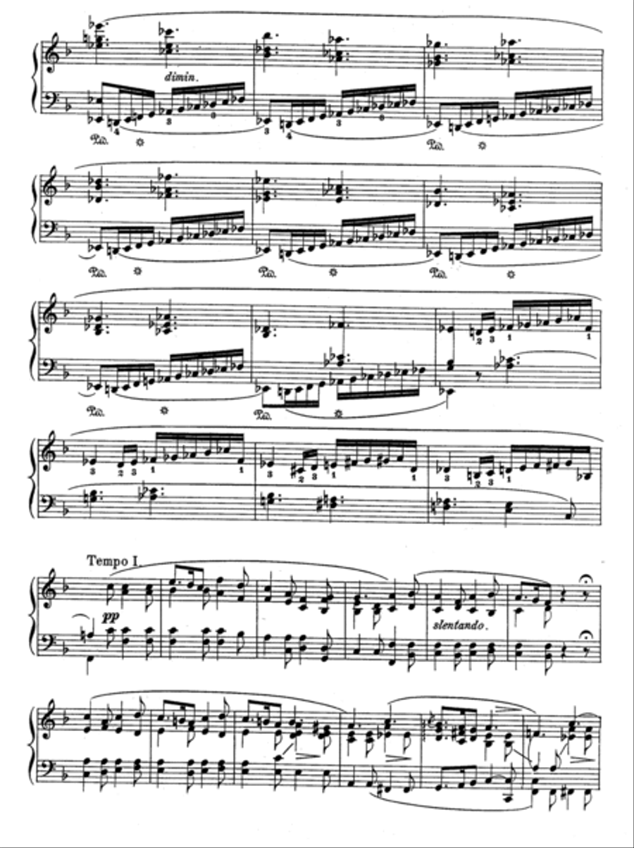 Chopin - Ballade No.2 in F major, op.38 Piano Solo scores gallery preview page 5