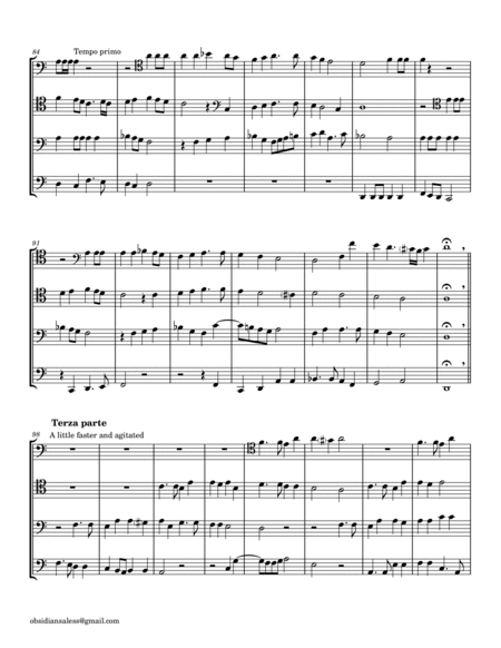 C. Janequin: Le Chant des Oiseaux for Cello Quartet image number null