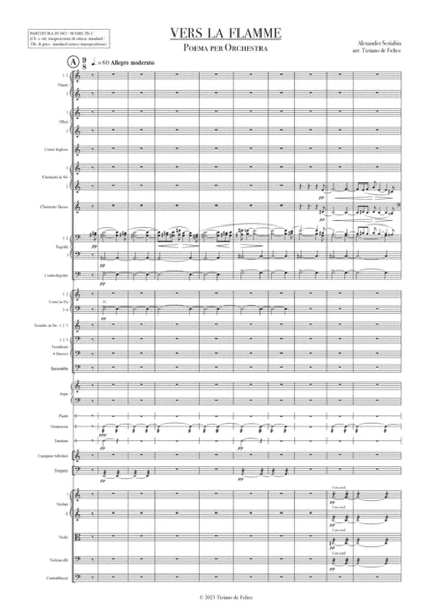 Vers la flamme for Orchestra - Score Only image number null