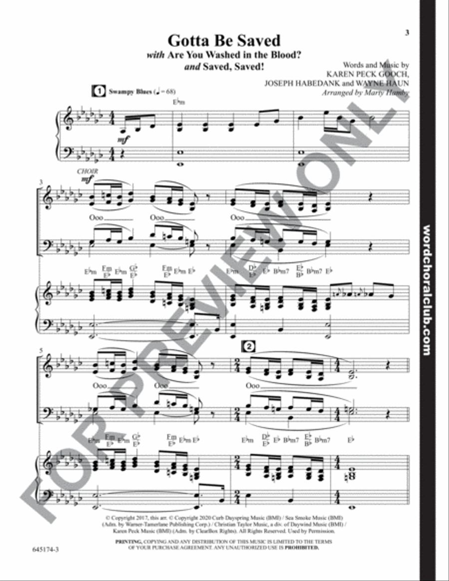 Southern Gospel Sounds - Choral Book 4-Part scores gallery preview page 4