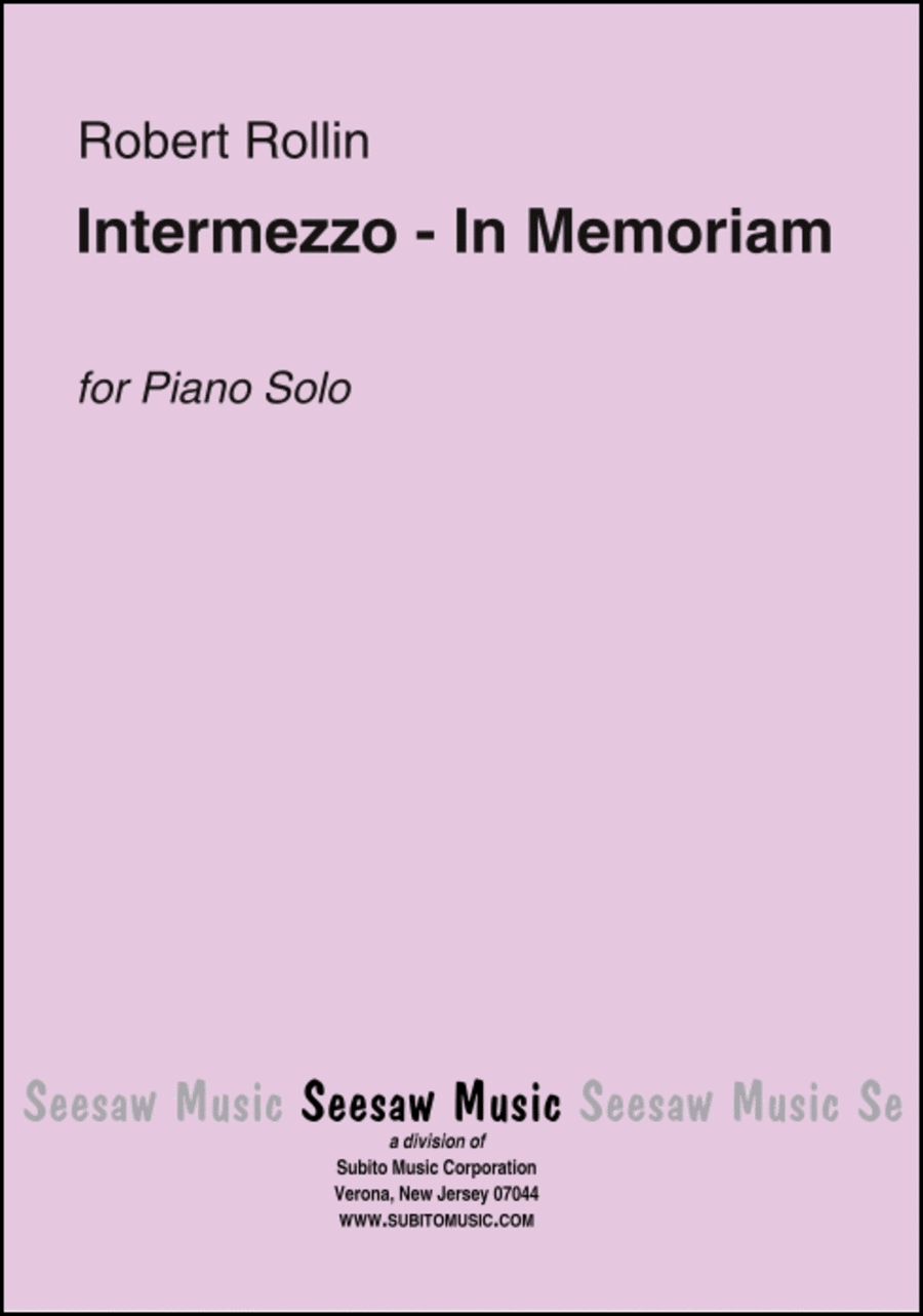 Intermezzo - In Memoriam Harpsichord scores gallery preview page 1