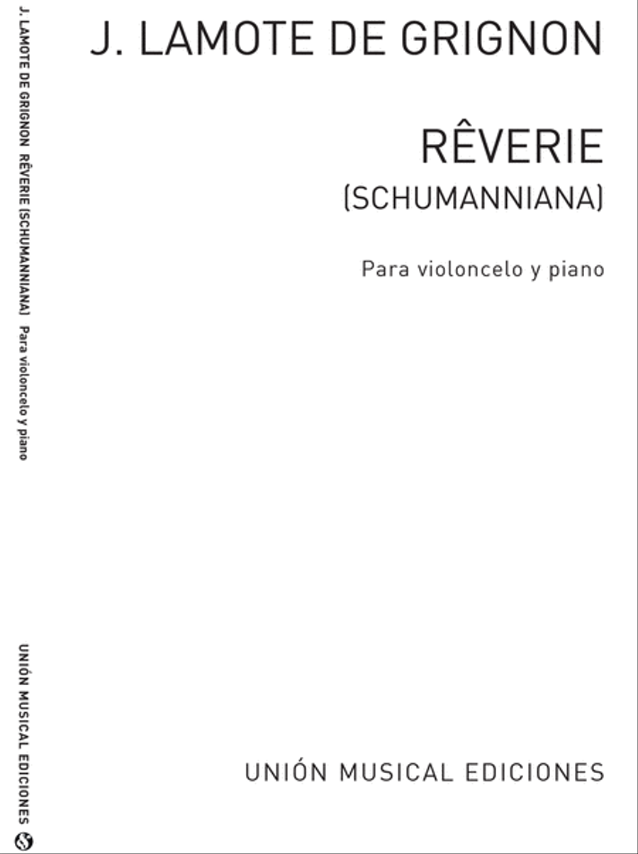 Reverie For Cello And Piano Piano Accompaniment scores gallery preview page 1