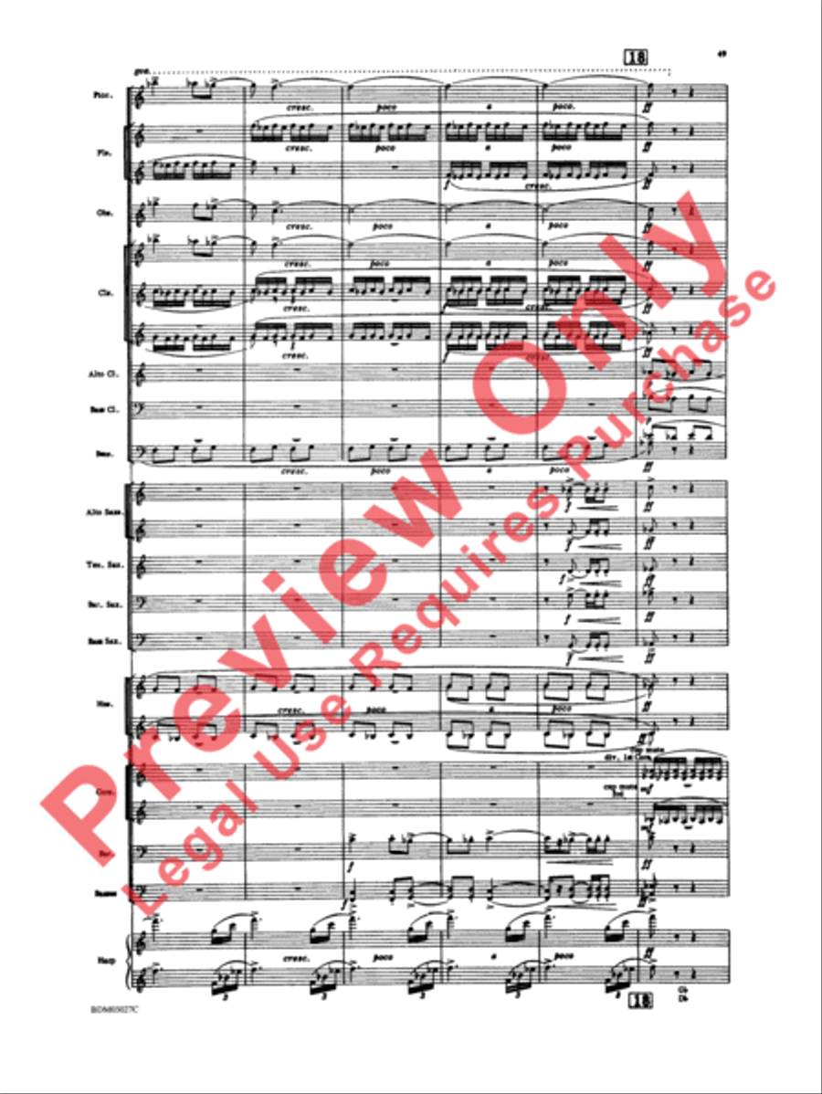 La Fiesta Mexicana Concert Band scores gallery preview page 52
