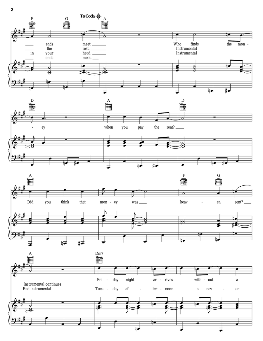Lady Madonna Lady Madonna Acoustic Guitar scores gallery preview page 2