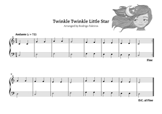 Book cover for Twinkle Twinkle Little Star (for beginners)