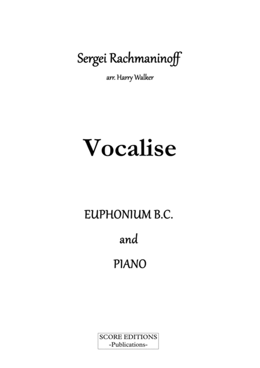 Vocalise (Rachmaninoff) for Euphonium B.C. and Piano image number null