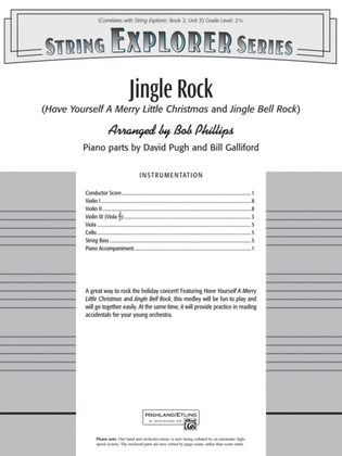 Book cover for Jingle Rock: Score