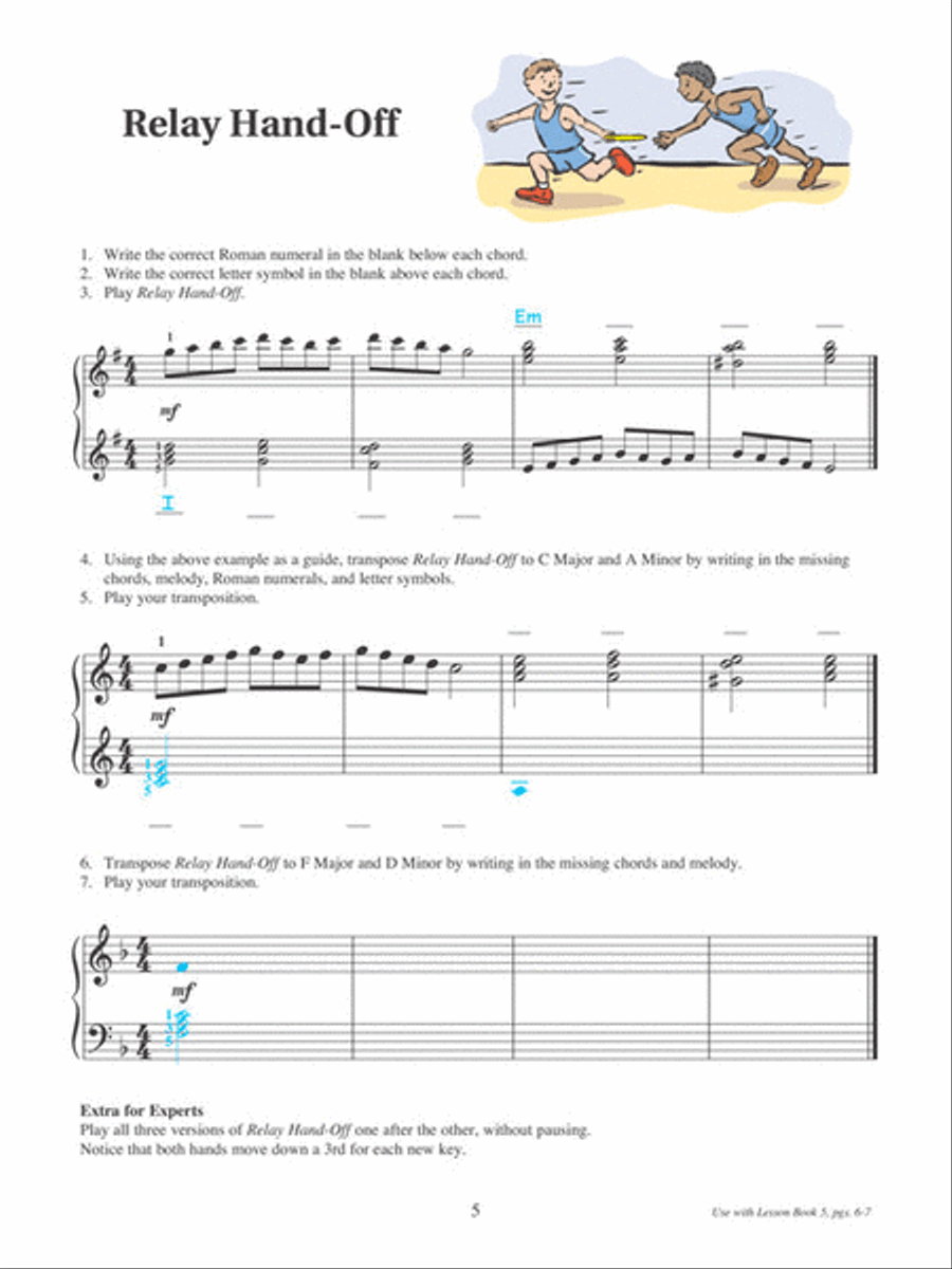 Piano Theory Workbook – Book 5 Piano Method scores gallery preview page 3