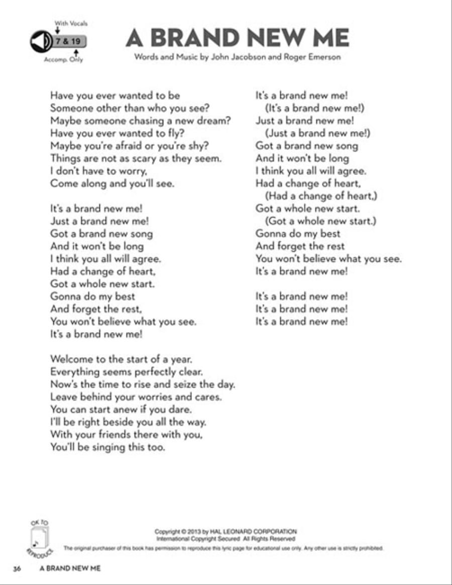 A Brand New Me A Brand New Me Choir scores gallery preview page 9