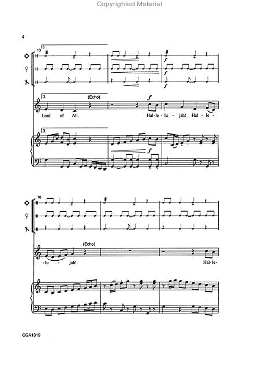 Echo Carol 2-Part scores gallery preview page 4