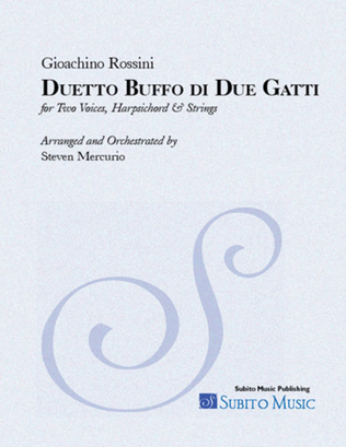Book cover for Duetto Buffo di Due Gatti (Rossini)
