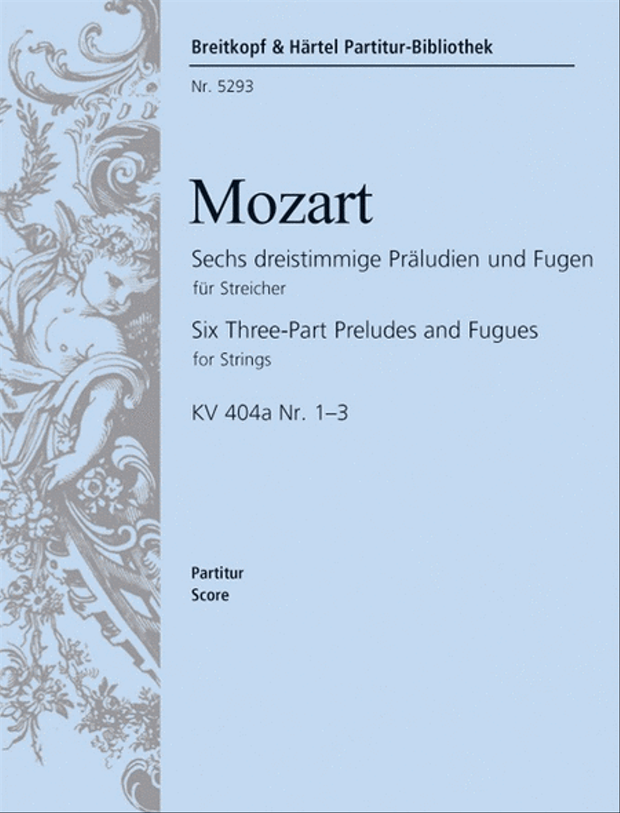 Sechs dreistimmige Praludien und Fugen fur Streicher / Six Three-Part Preludes and Fugues for Strings String Orchestra scores gallery preview page 1