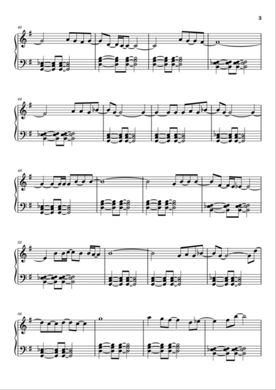 Creep Easy Piano scores gallery preview page 3