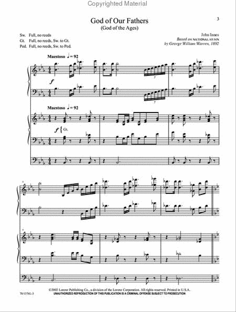 In God We Trust In God We Trust Organ scores gallery preview page 2