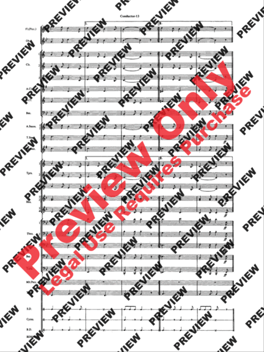 The Civil War The Civil War Concert Band scores gallery preview page 15