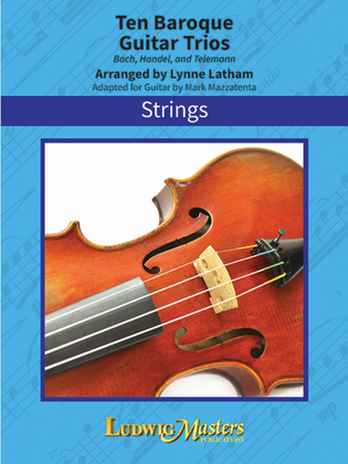 Book cover for Ten Baroque Guitar Trios