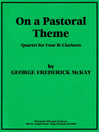 Book cover for On A Pastoral Theme