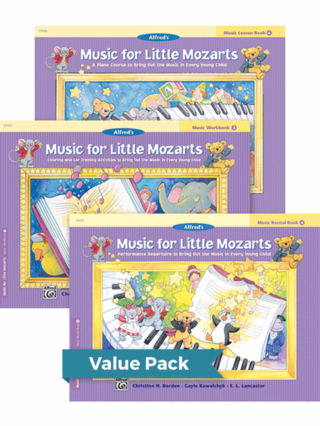 Music for Little Mozarts Level 4 2012 (Value Pack)