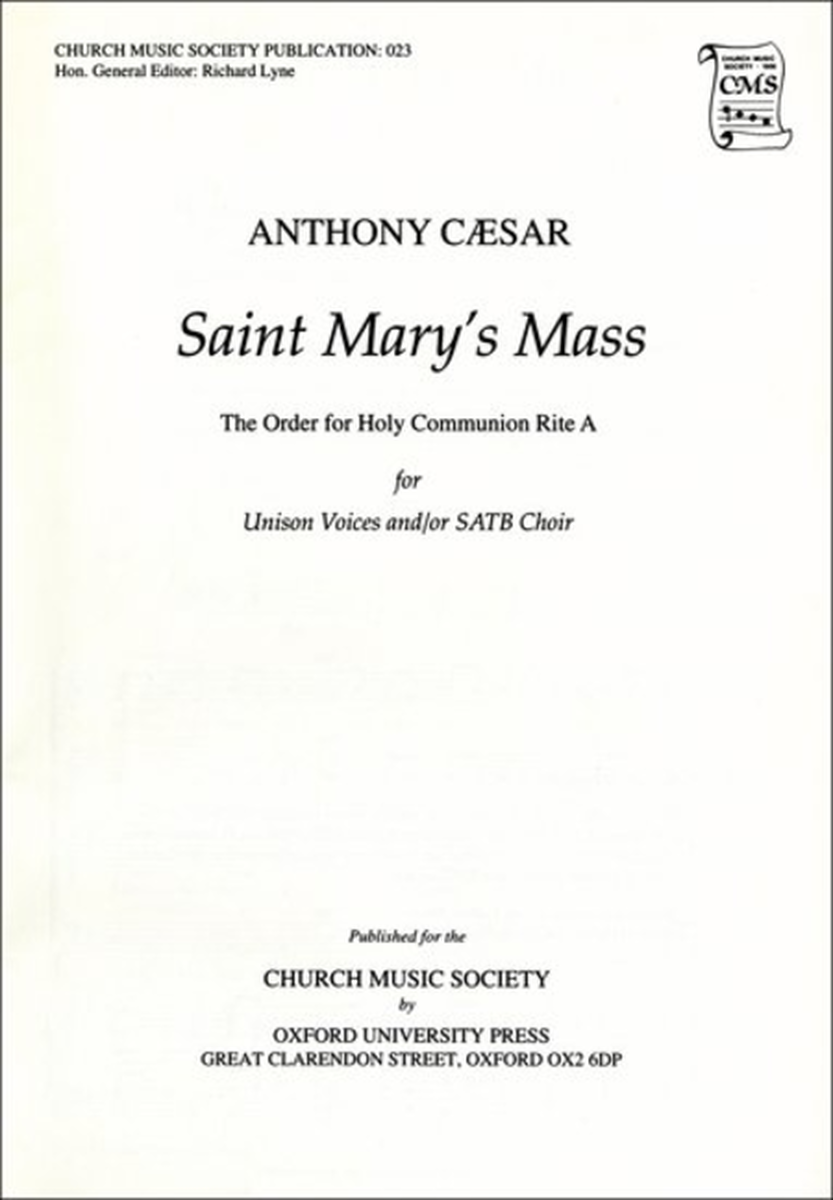 St Mary's Mass