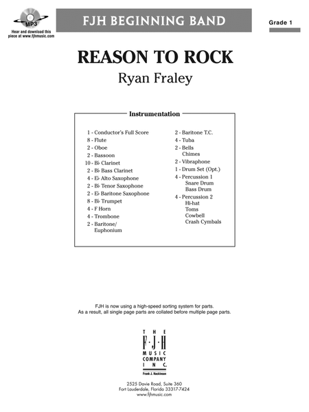 Reason to Rock: Score