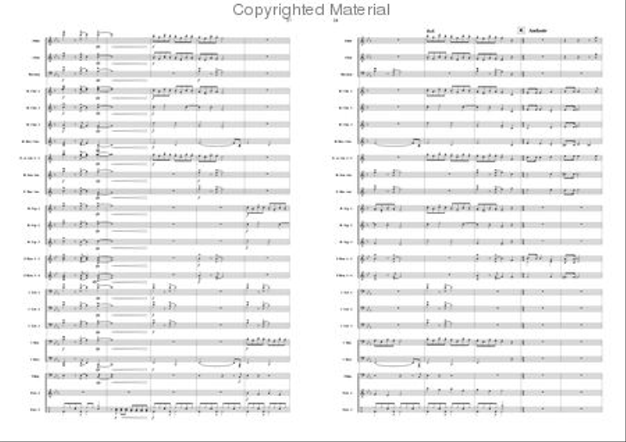 O Christmas Tree Concert Band scores gallery preview page 9