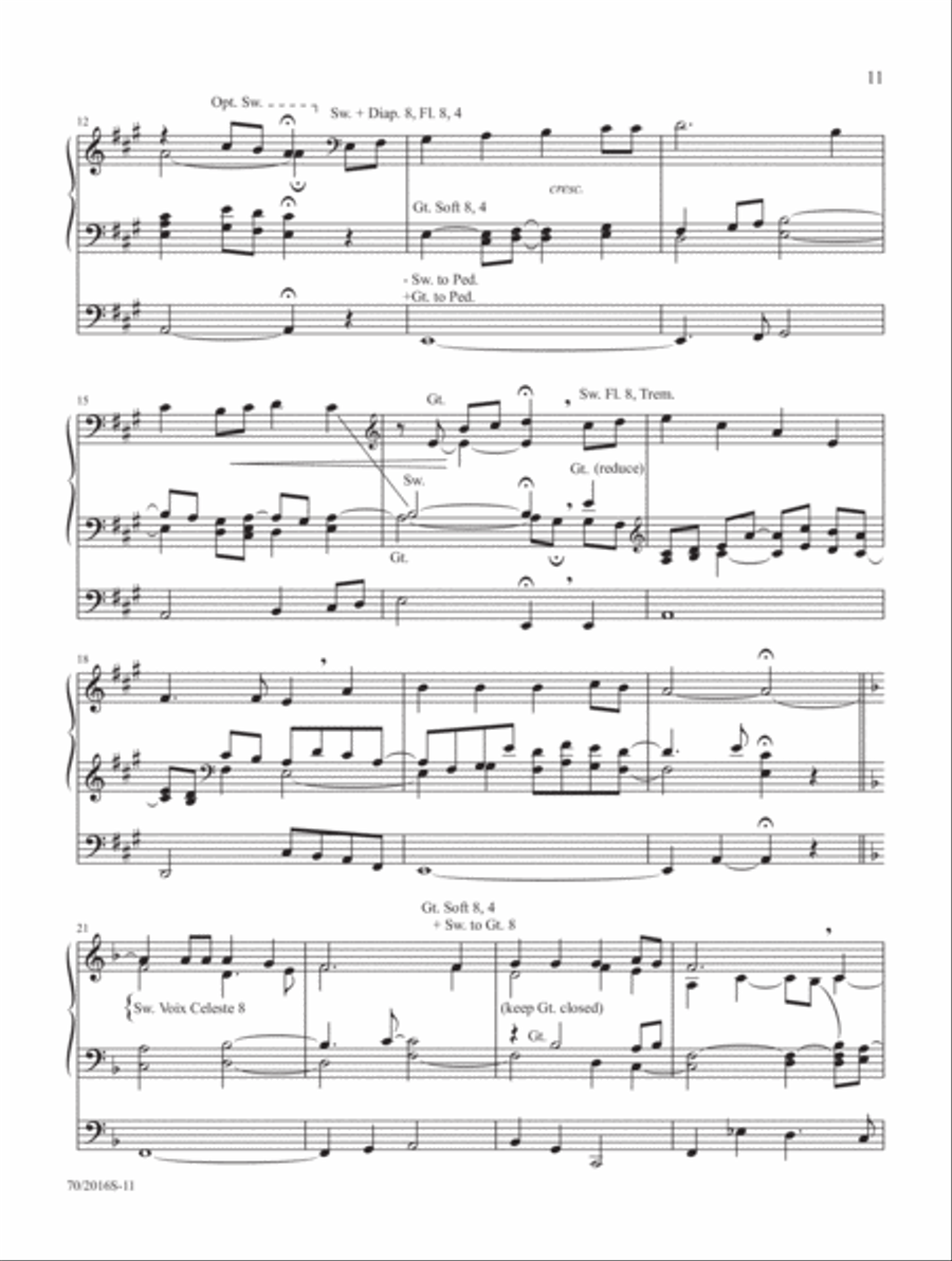 Preludes and Meditations Preludes and Meditations Organ Solo scores gallery preview page 6