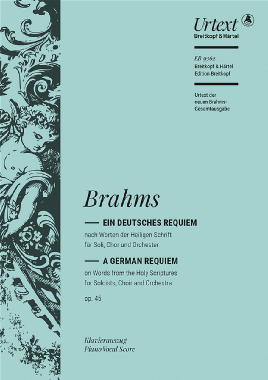 A German Requiem Op. 45 4-Part scores gallery preview page 1