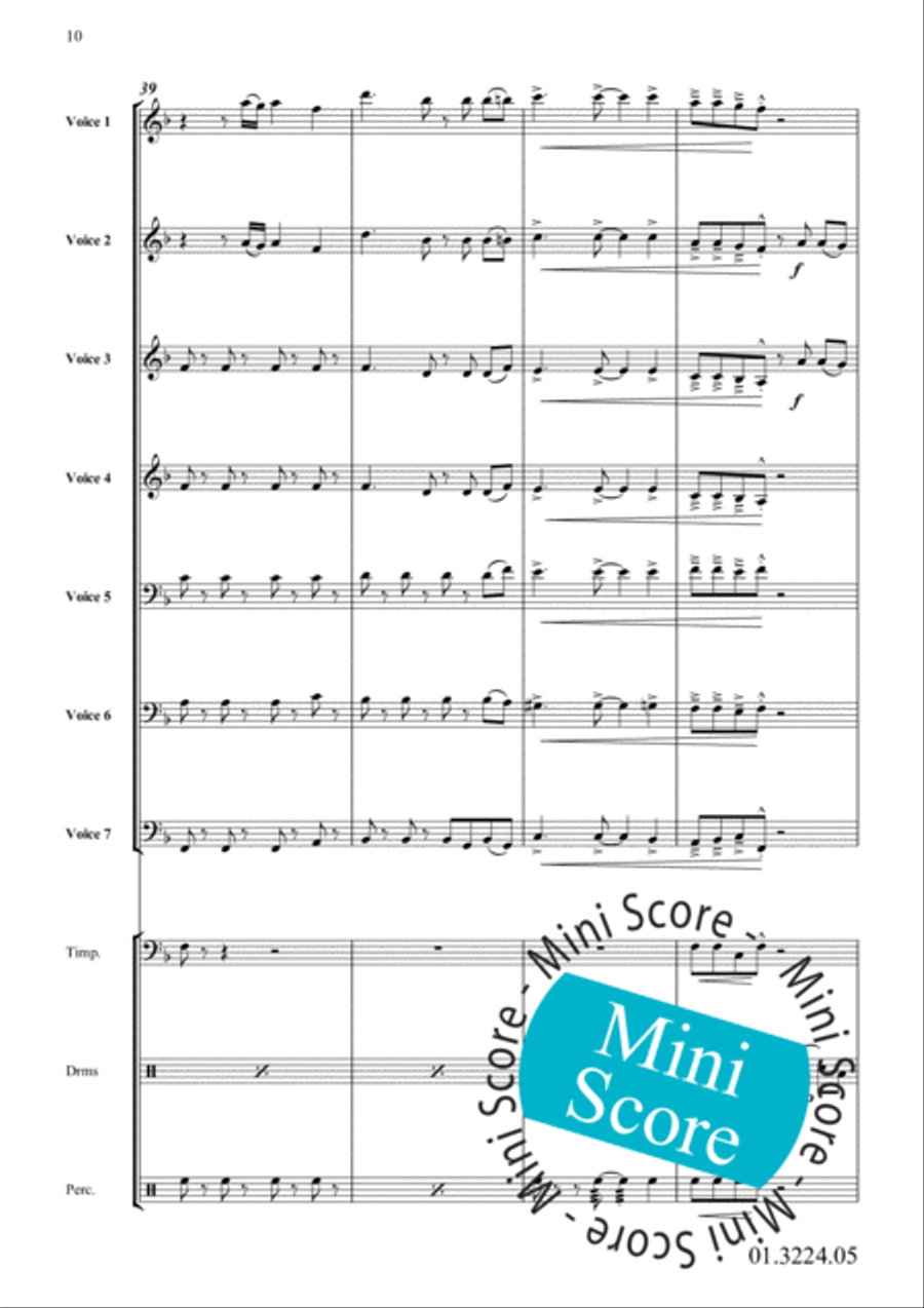 Stan and Stacy Fanfare Band scores gallery preview page 14