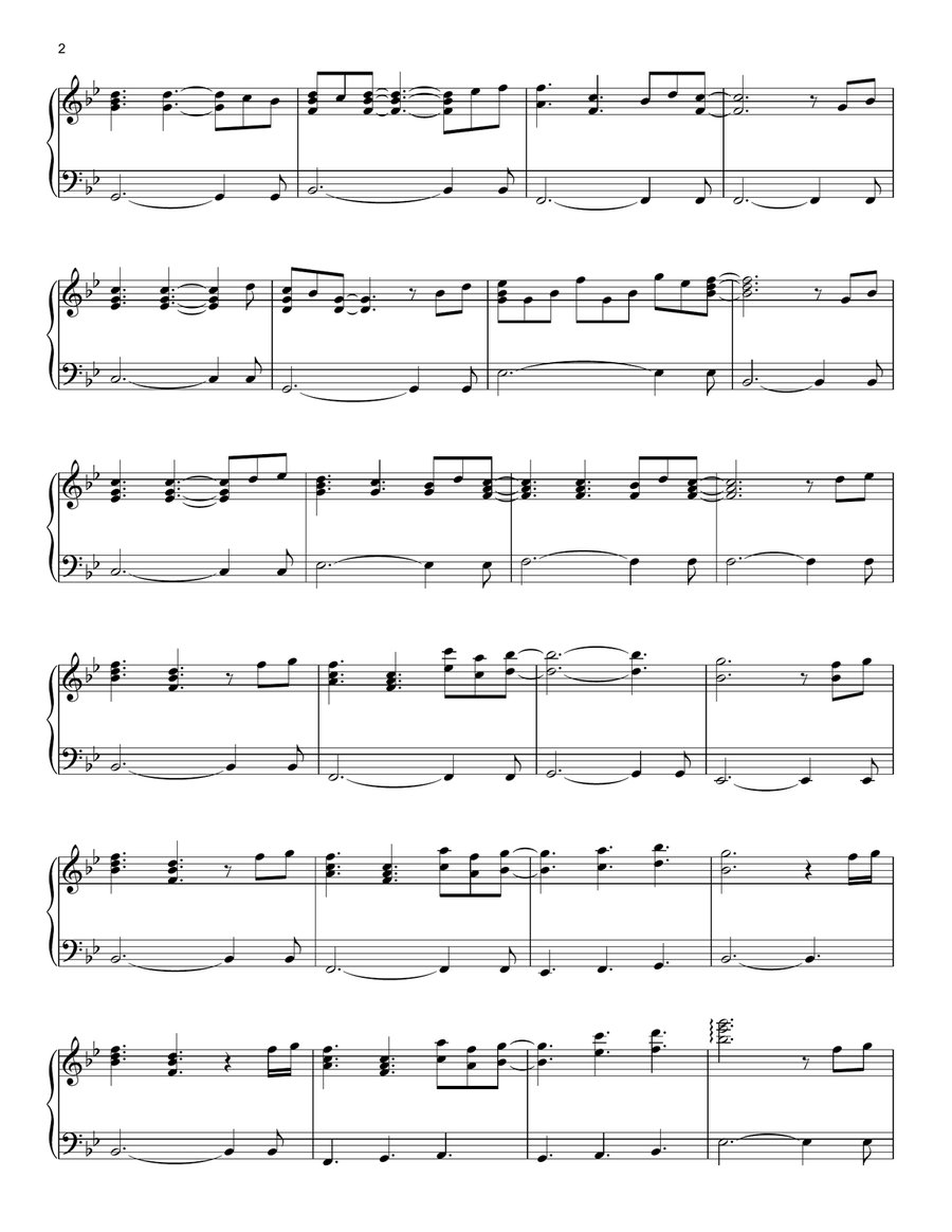 Nice To Meet You Piano Solo scores gallery preview page 2