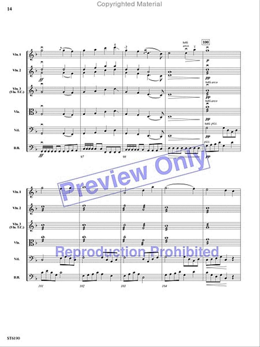 Lion City String Orchestra scores gallery preview page 13