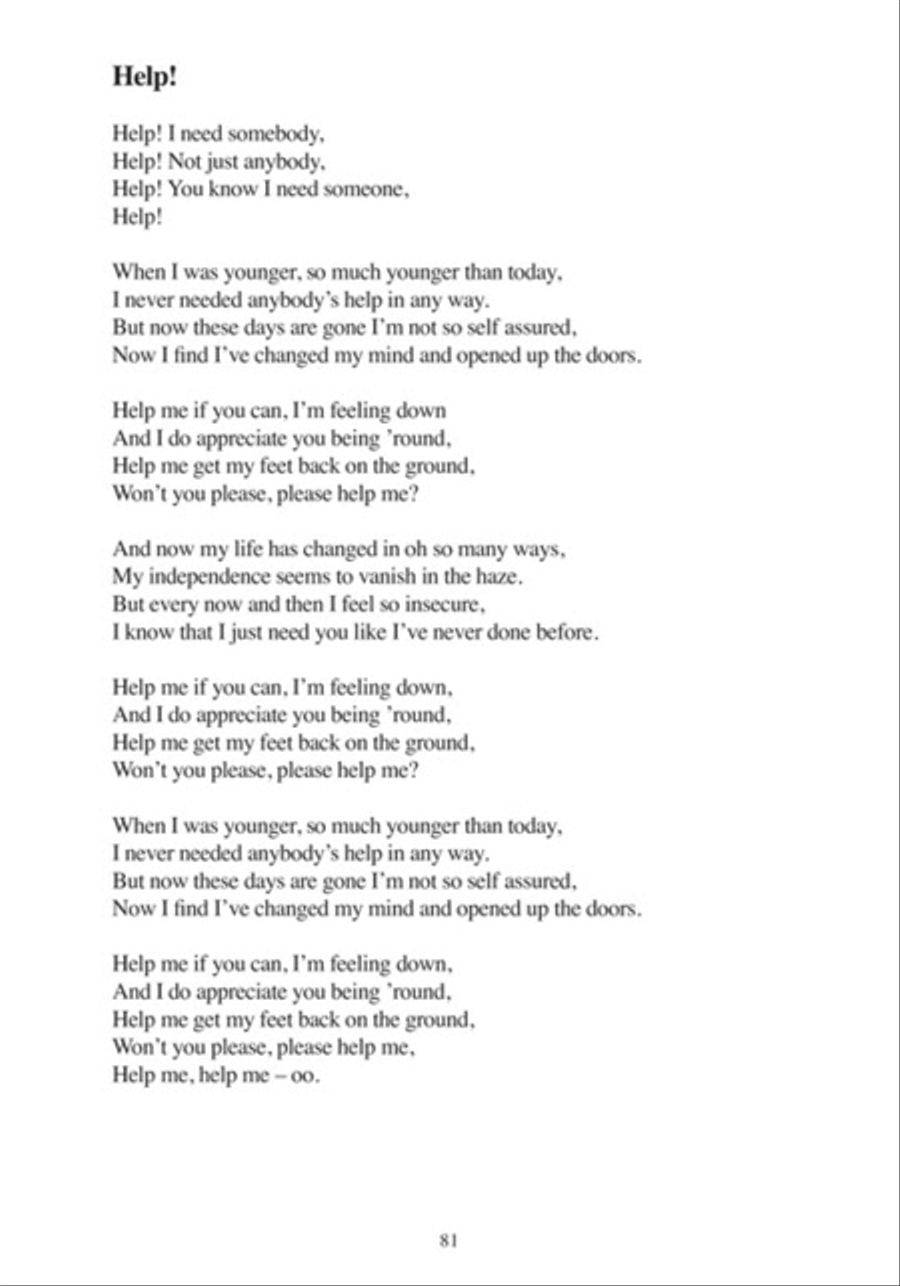 Amazon.co.jp: The Beatles Lyrics: The Songs of Lennon