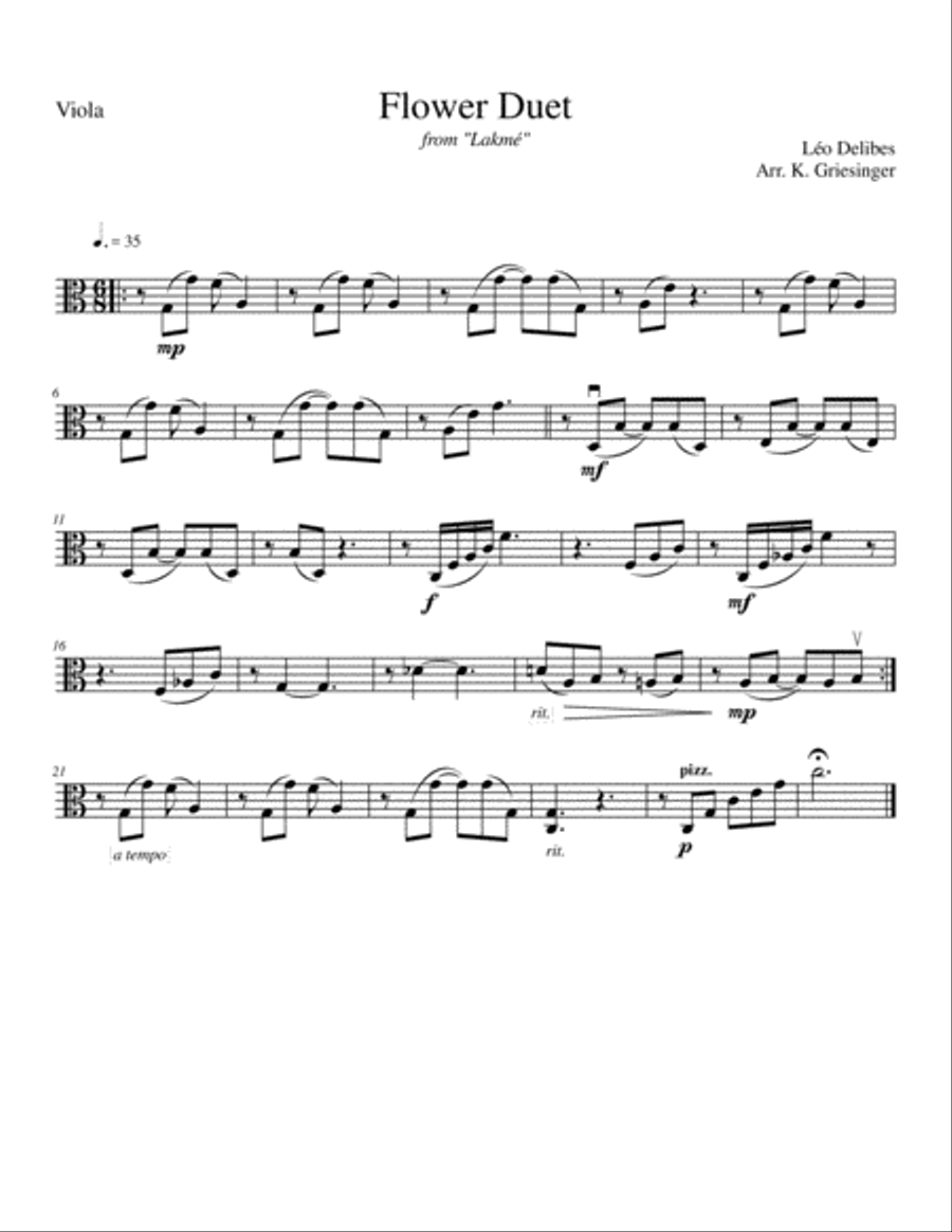 Flower Duet from 