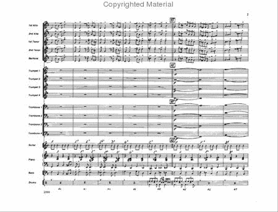 Gospel John Jazz Ensemble scores gallery preview page 7
