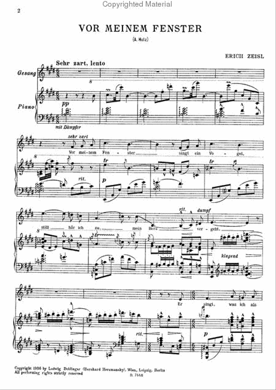 7 Lieder Voice scores gallery preview page 2