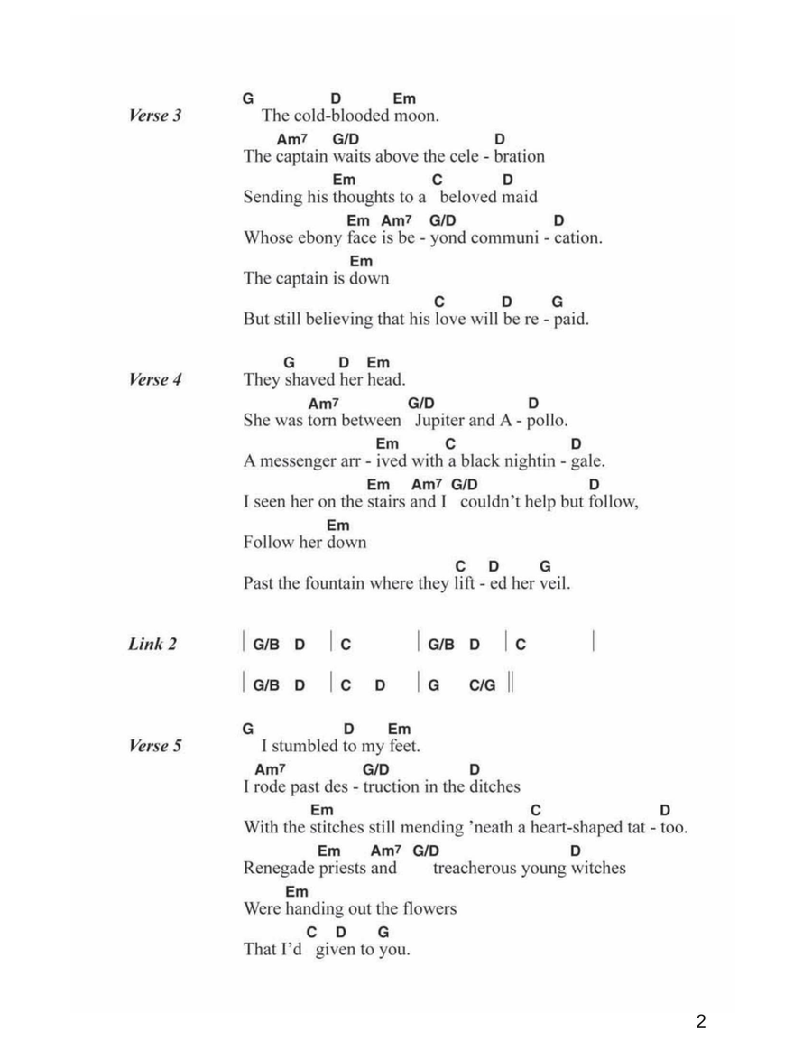 Changing Of The Guards Acoustic Guitar scores gallery preview page 2
