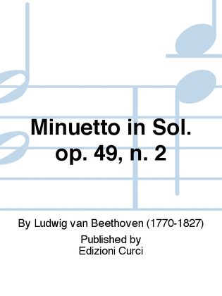 Minuetto in Sol. op. 49, n. 2