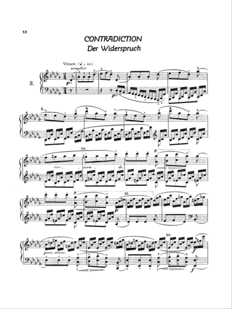Moscheles: Grand Characteristic Studies, Op. 95 Piano Method scores gallery preview page 1
