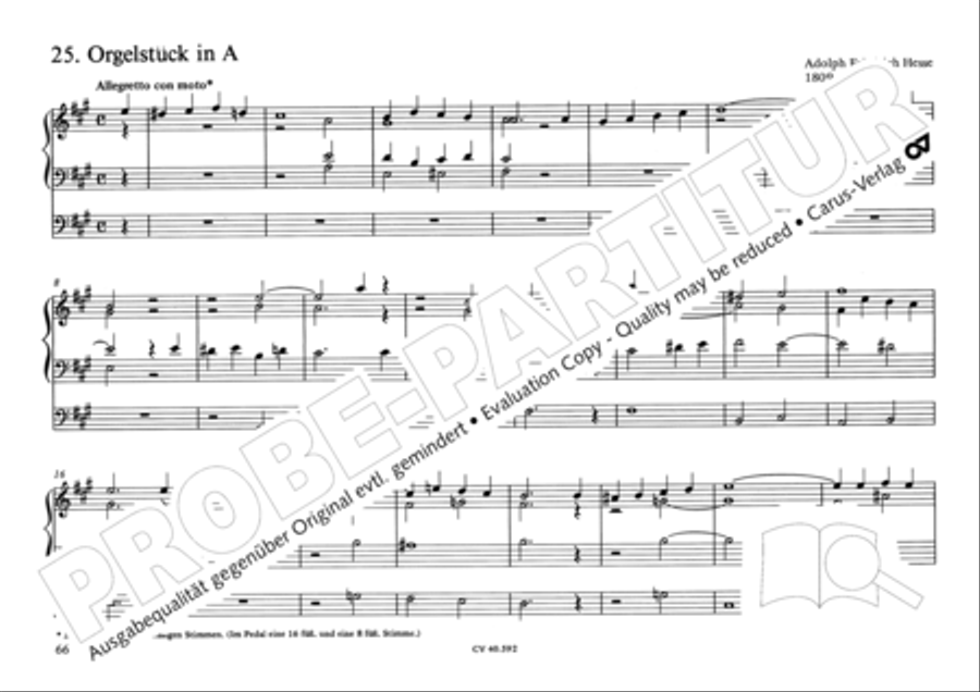 Free Organ Music from the Romantic Period, Vol. II (Freie Orgelmusik der Romantik, Band II) Organ scores gallery preview page 67