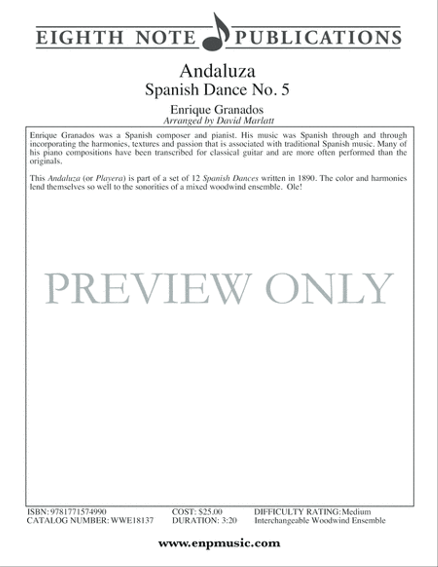 Andaluza Woodwind Ensemble scores gallery preview page 2