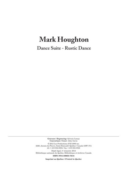 Dance Suite - Rustic Dance