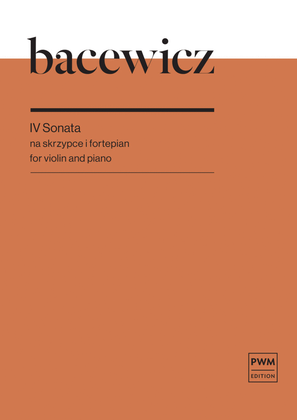 Book cover for Sonate Nr. 4