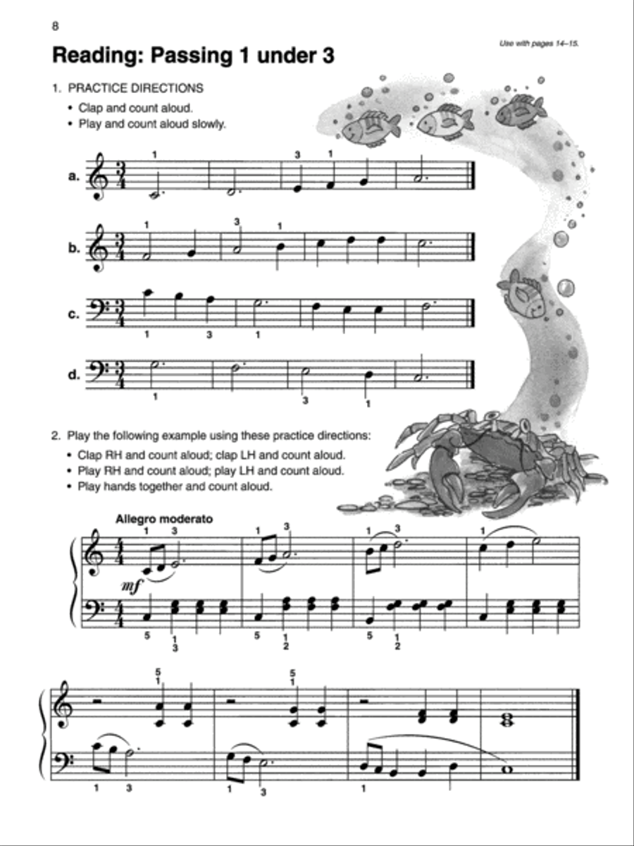 Alfred's Basic Piano Course Sight Reading, Level 3 Piano Method scores gallery preview page 3
