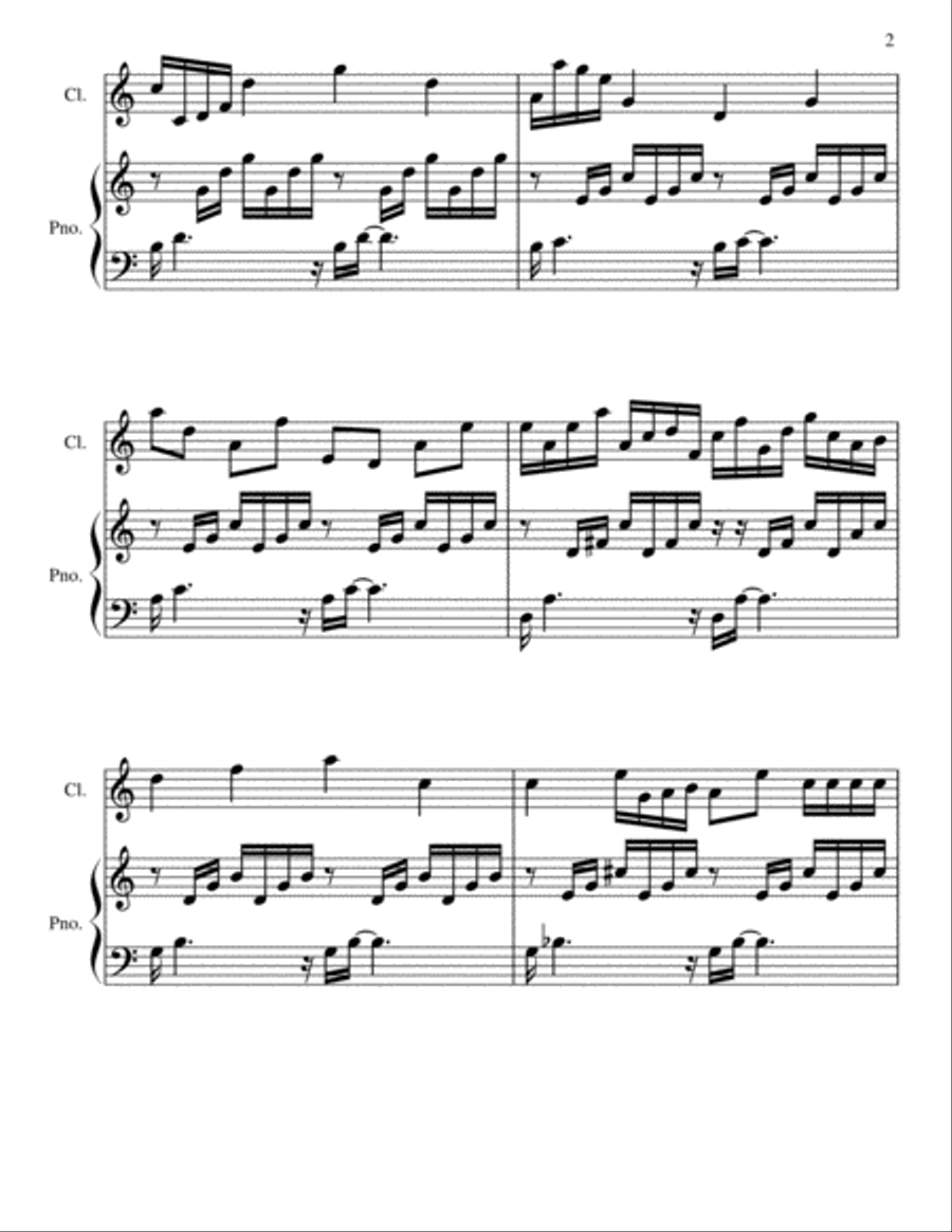 An elephant pooped in my mouth Woodwind Duet scores gallery preview page 2