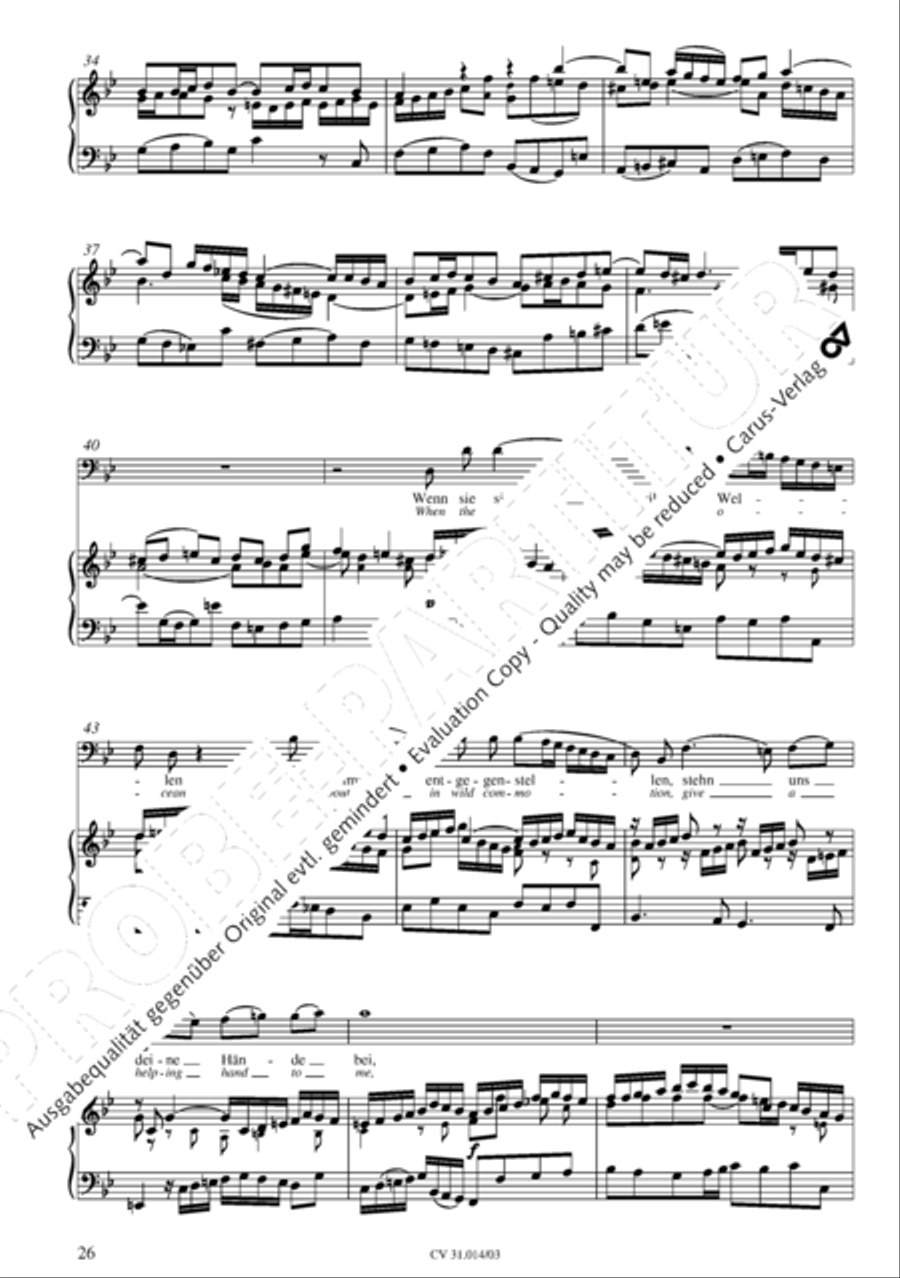 Were God not with us here today (War Gott nicht mit uns diese Zeit) STB scores gallery preview page 27