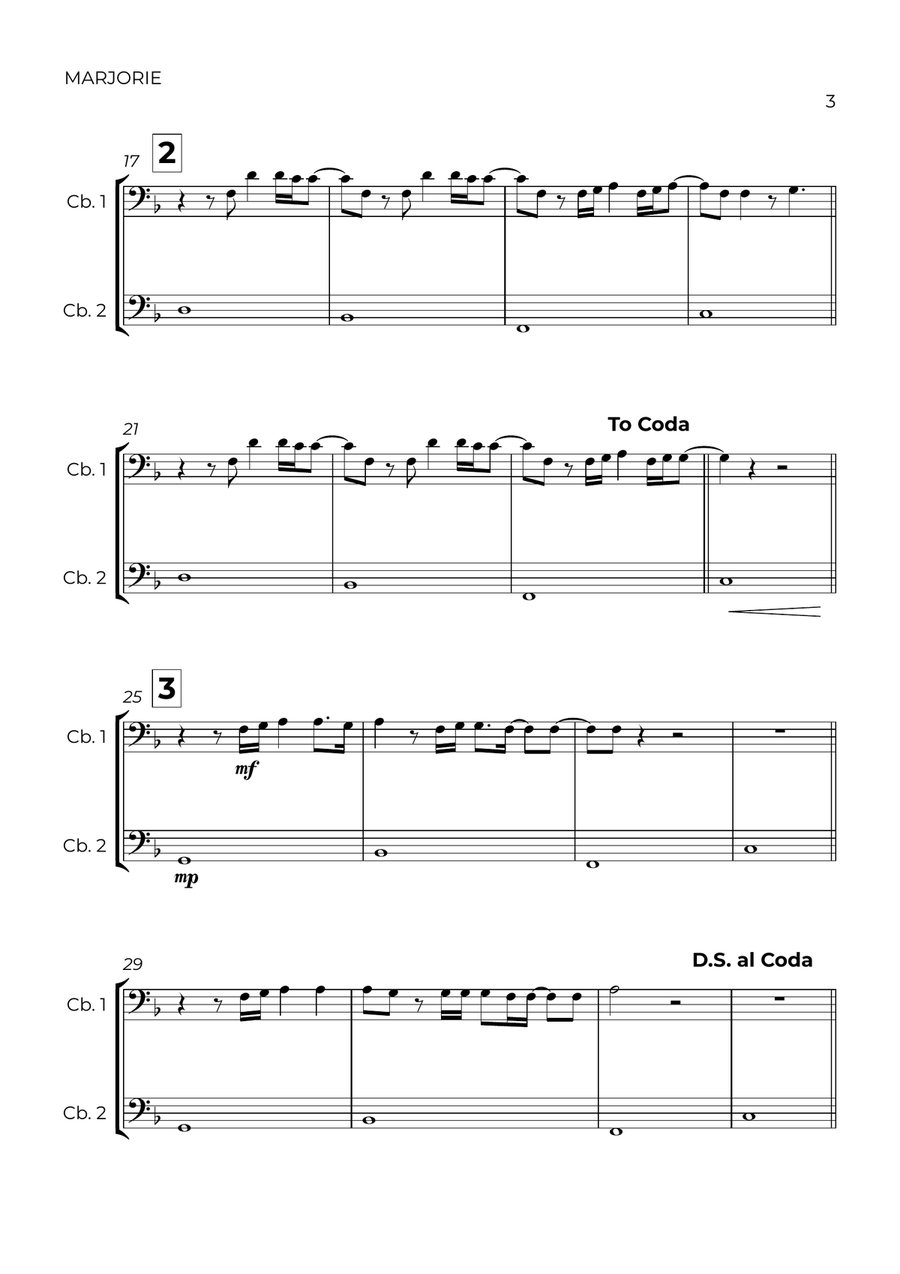 Marjorie String Duet scores gallery preview page 3