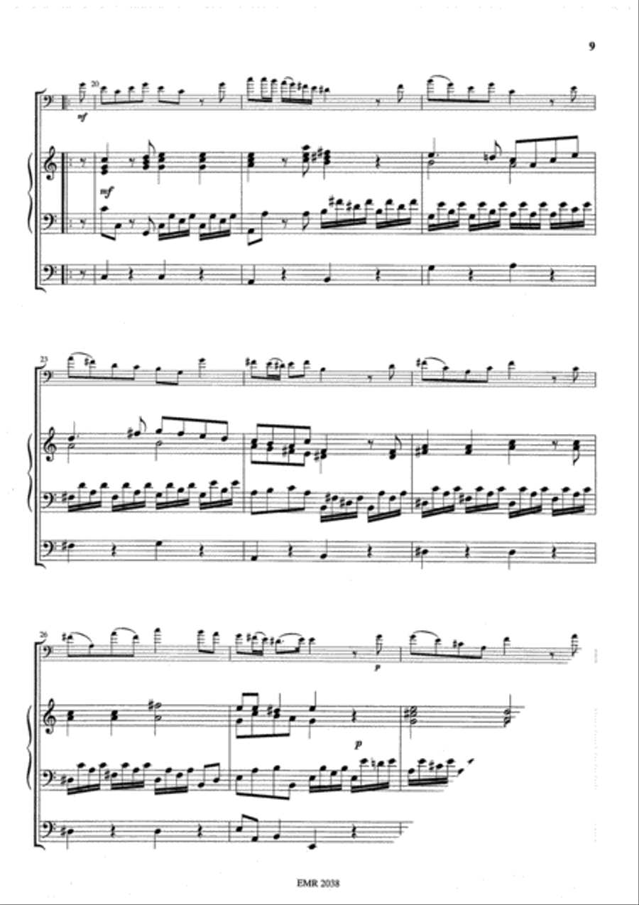 Sonata in G Minor Trombone scores gallery preview page 16