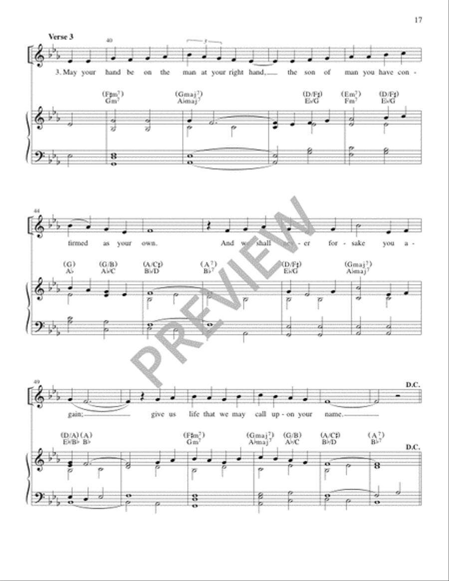 The Lyric Psalter, Year C Piano scores gallery preview page 19