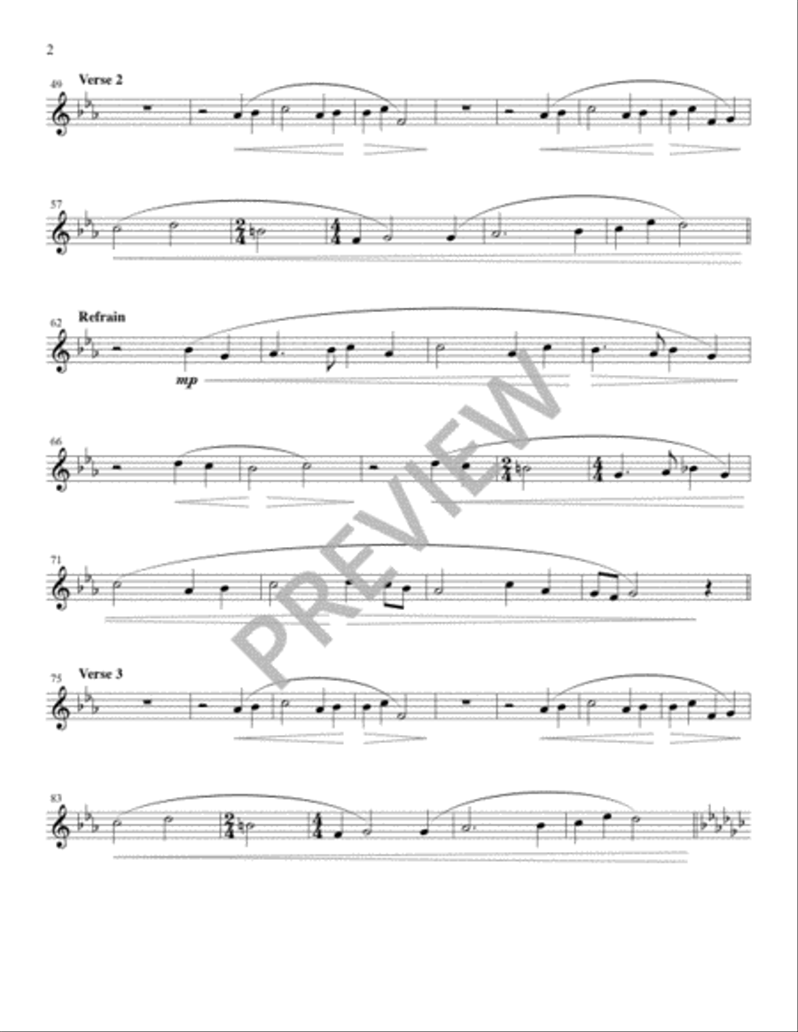 A House of Prayer - Instrument edition Flute scores gallery preview page 5