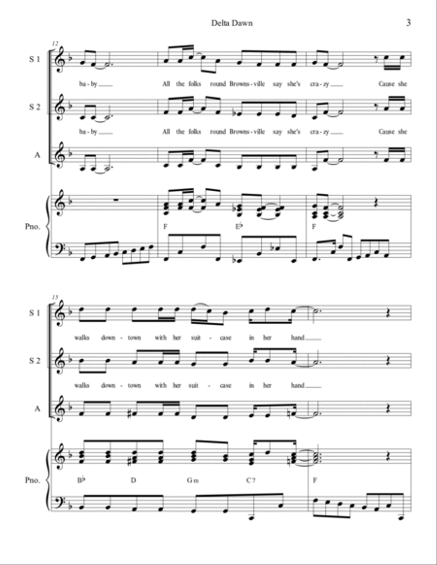 Delta Dawn SSA scores gallery preview page 3